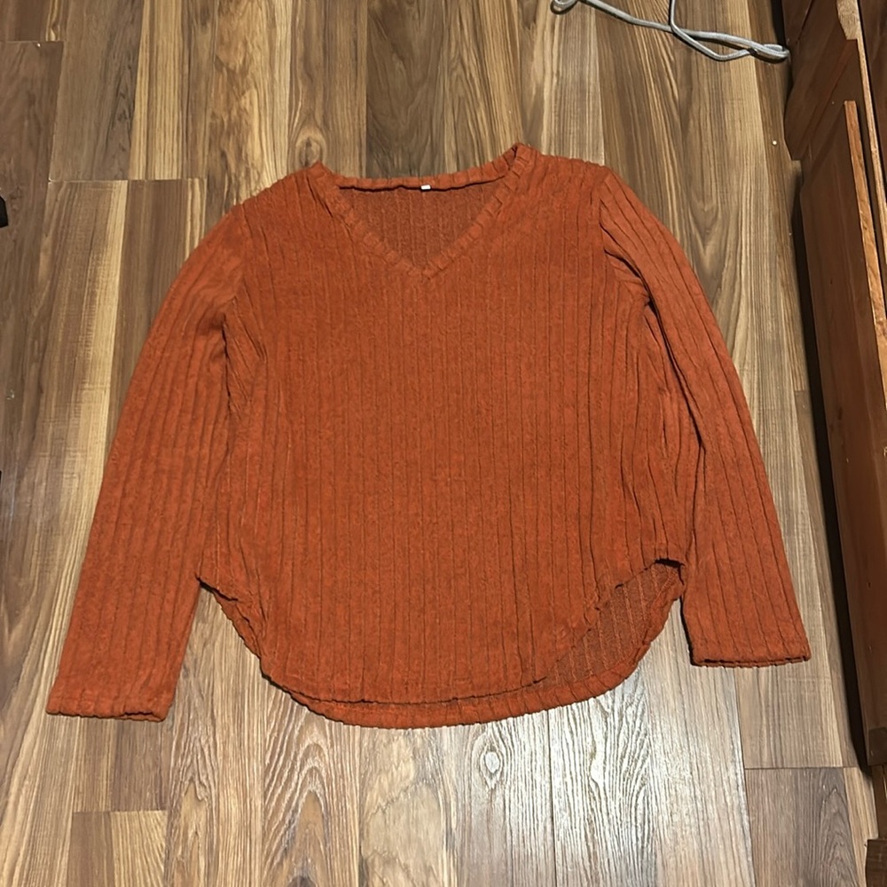 Orange sweater